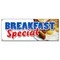 Signmission BREAKFAST SPECIAL BANNER SIGN ayce waffle pancake bacon egg all can eat B-Breakfast Special - alternate 1